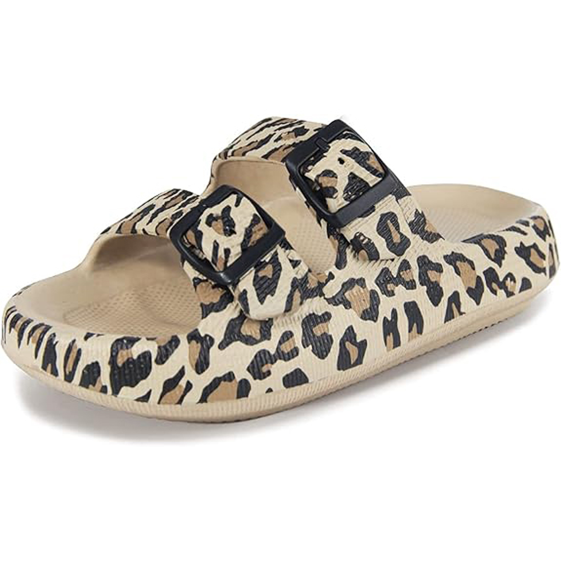 EVA Double Buckle Adjustable Flat Sandals 19