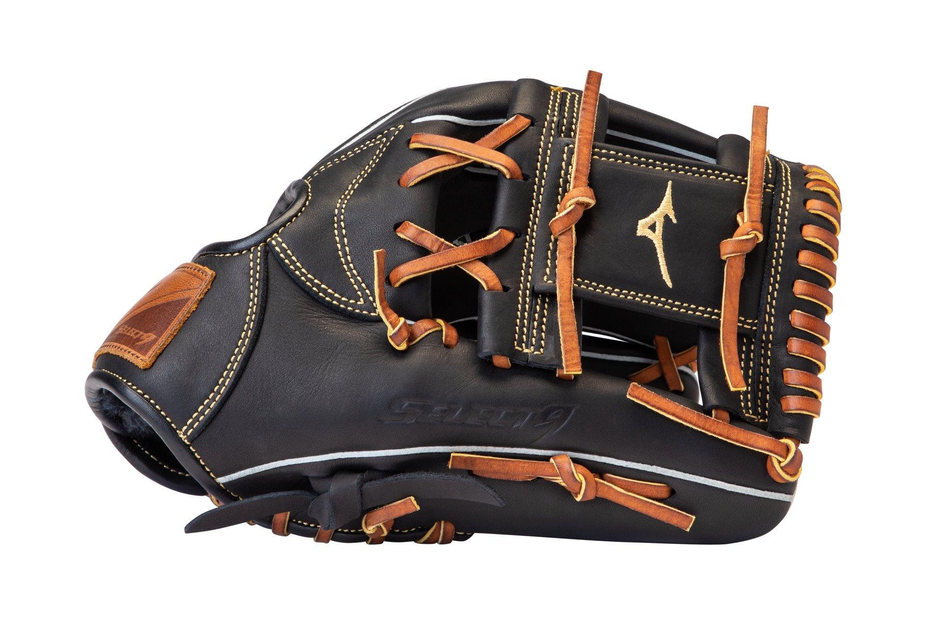 Select 9 Infield Baseball Glove 11.25", Deep 3 Web, BioSoft Leather, Center Pocket Design 5