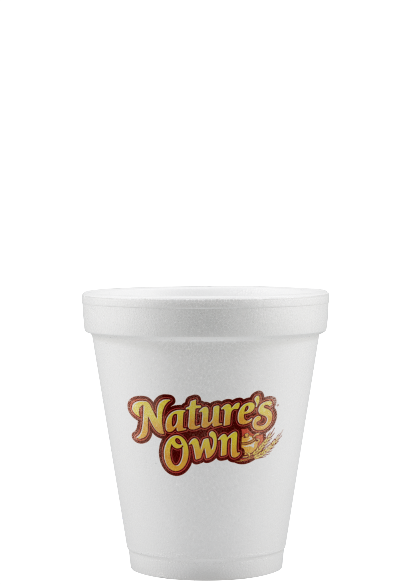 8 oz Foam Cup White Digital Print 2