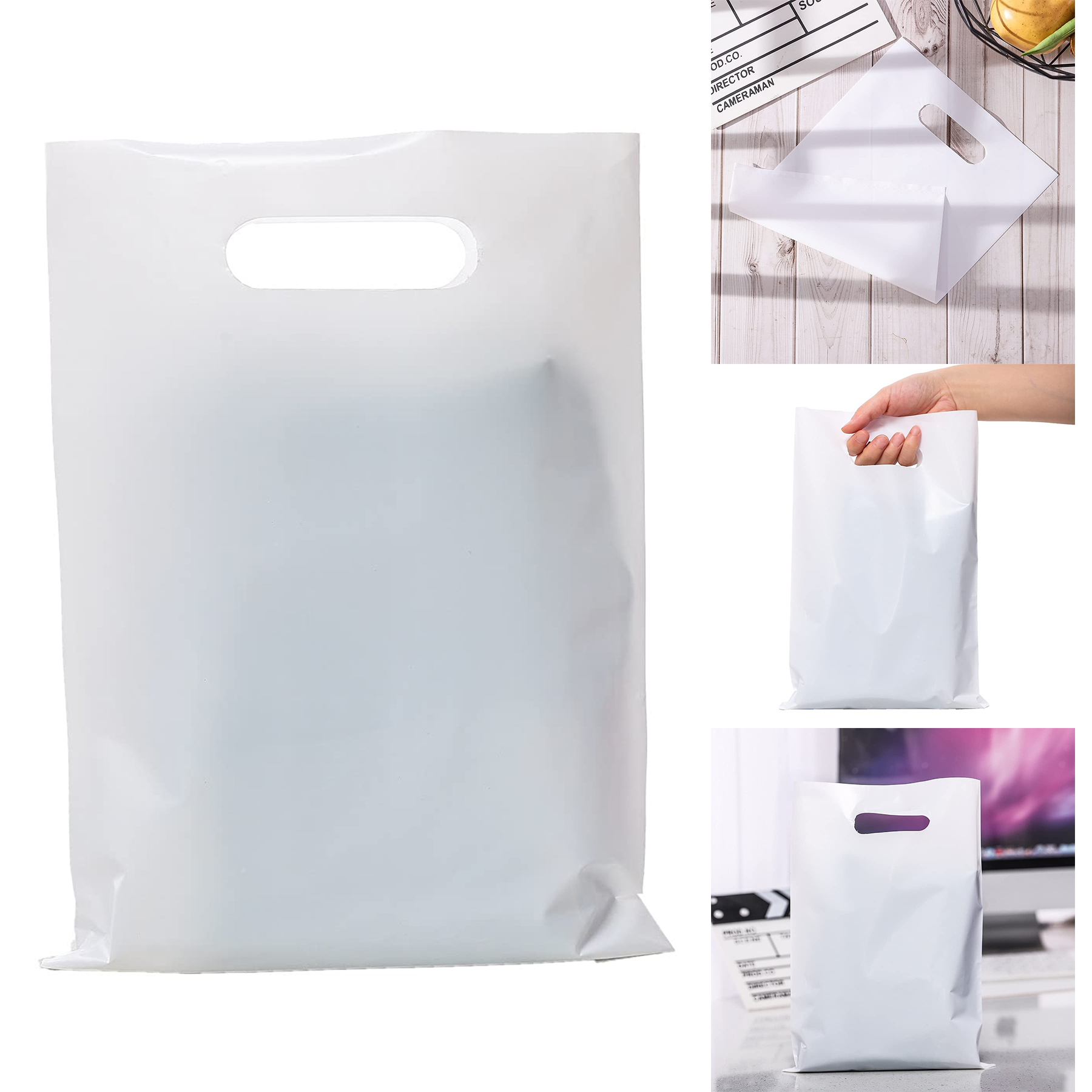 White Plastic Bag for Small Business 2