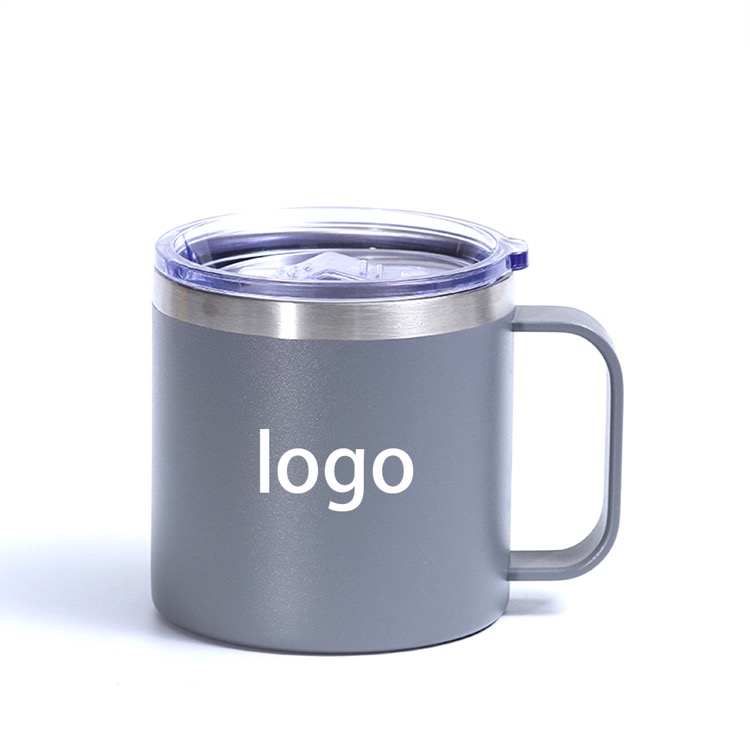12 oz. Stainless Steel Insulated Coffee Mug with Handle 6