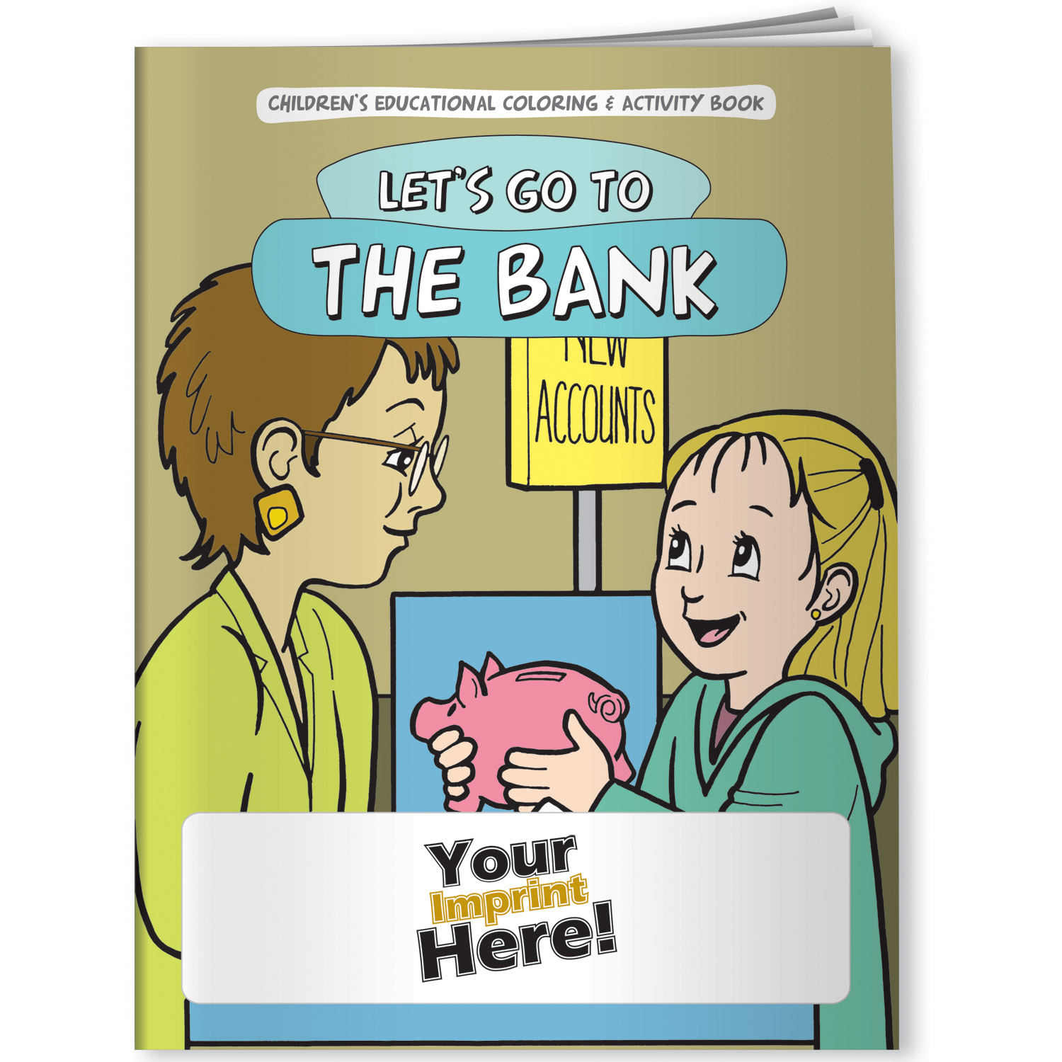 Coloring Book - Let's Go to the Bank 4