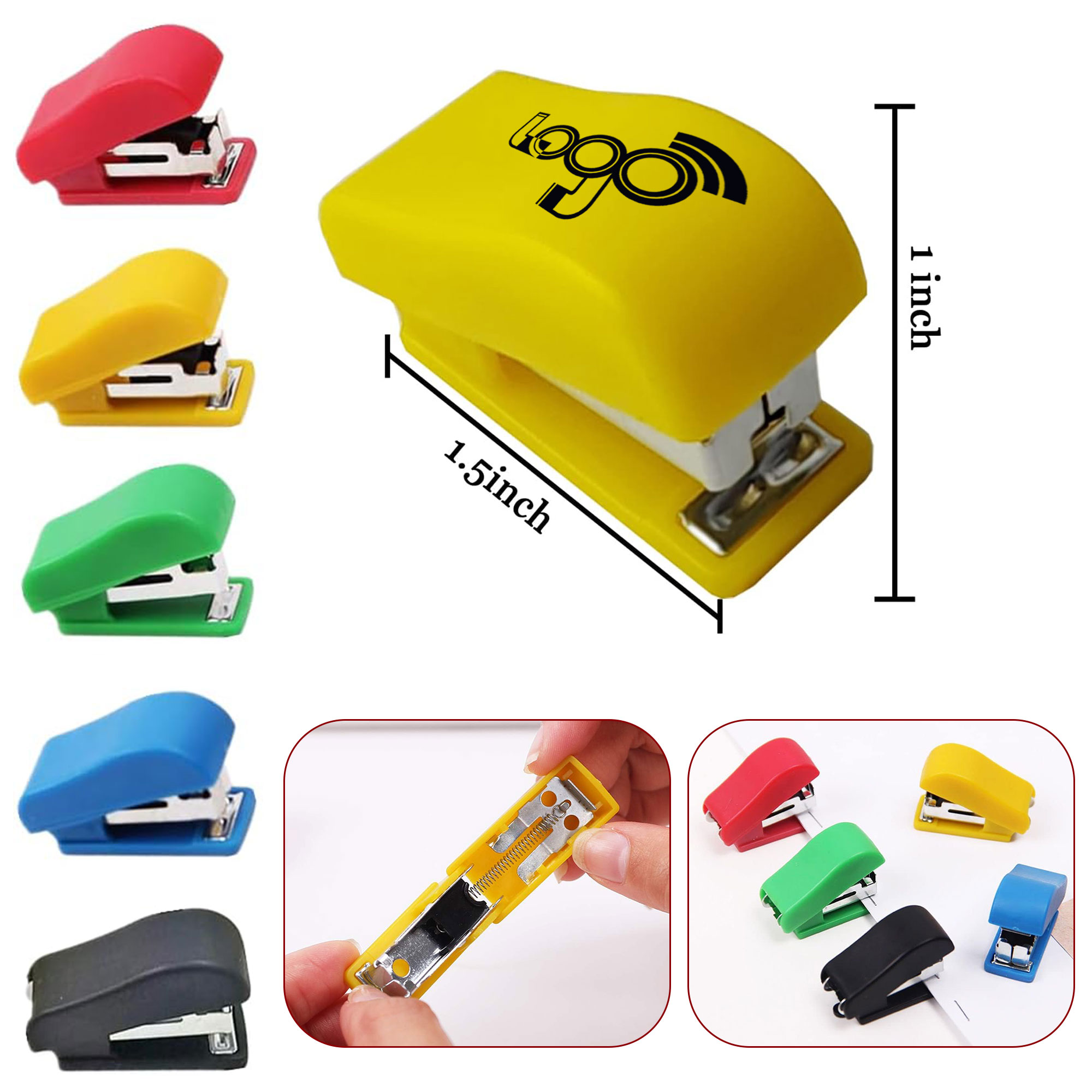 Mini Portable Multicolor Hand Held Desk Staplers 2