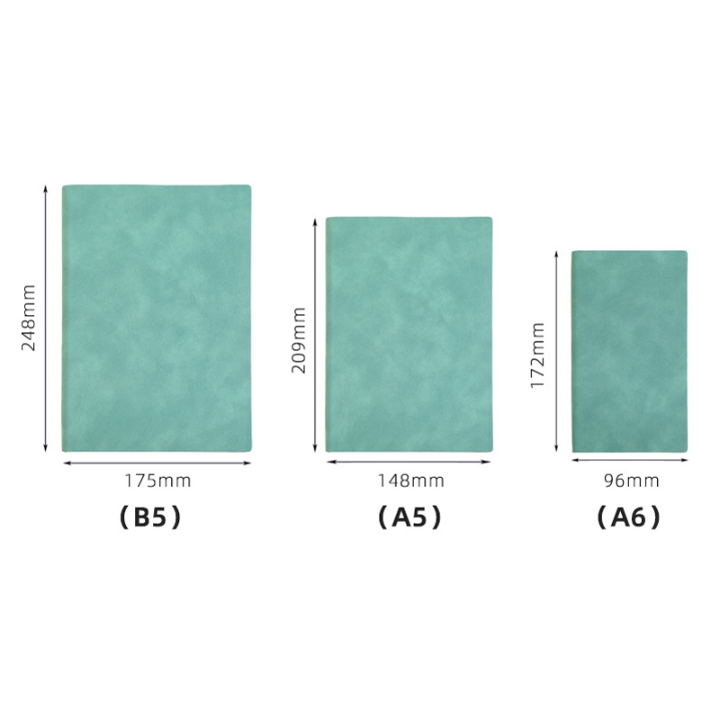 PU Leather A6/A5/B5 Business Travel Journal Notebook 10