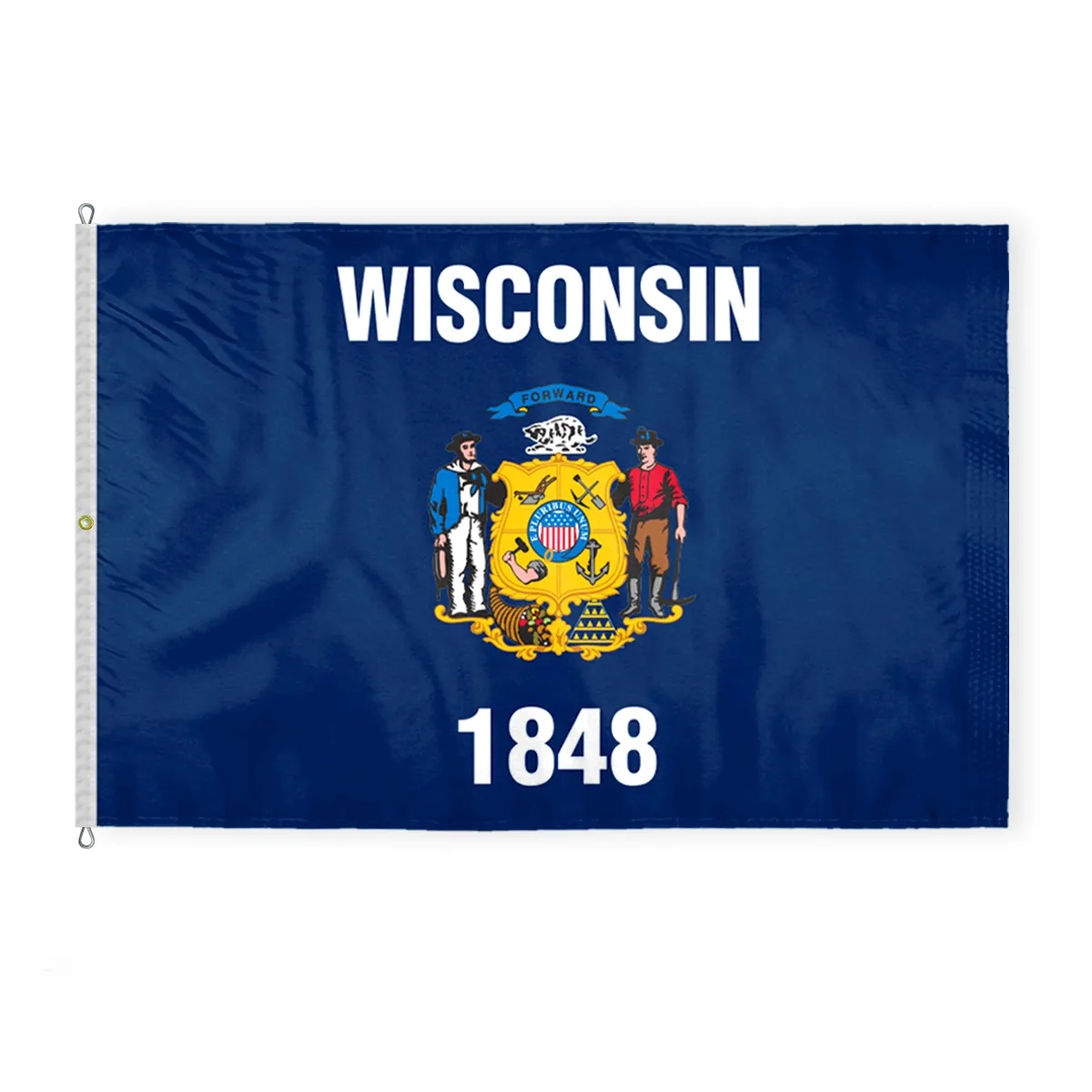 12"x18" to 8'x12' Wisconsin Nylon Flags 1