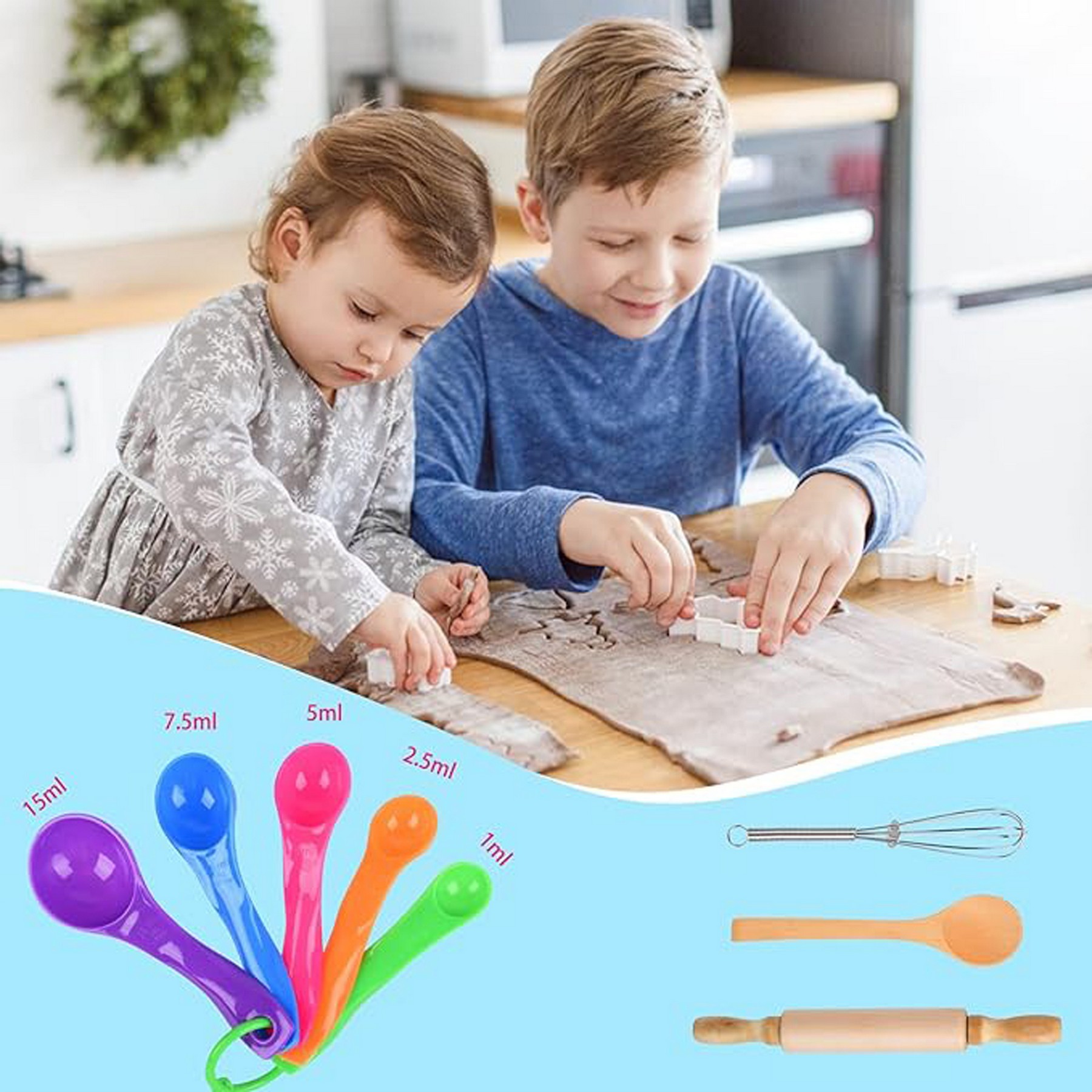 Toddler Cooking And Baking Set With Apron 3