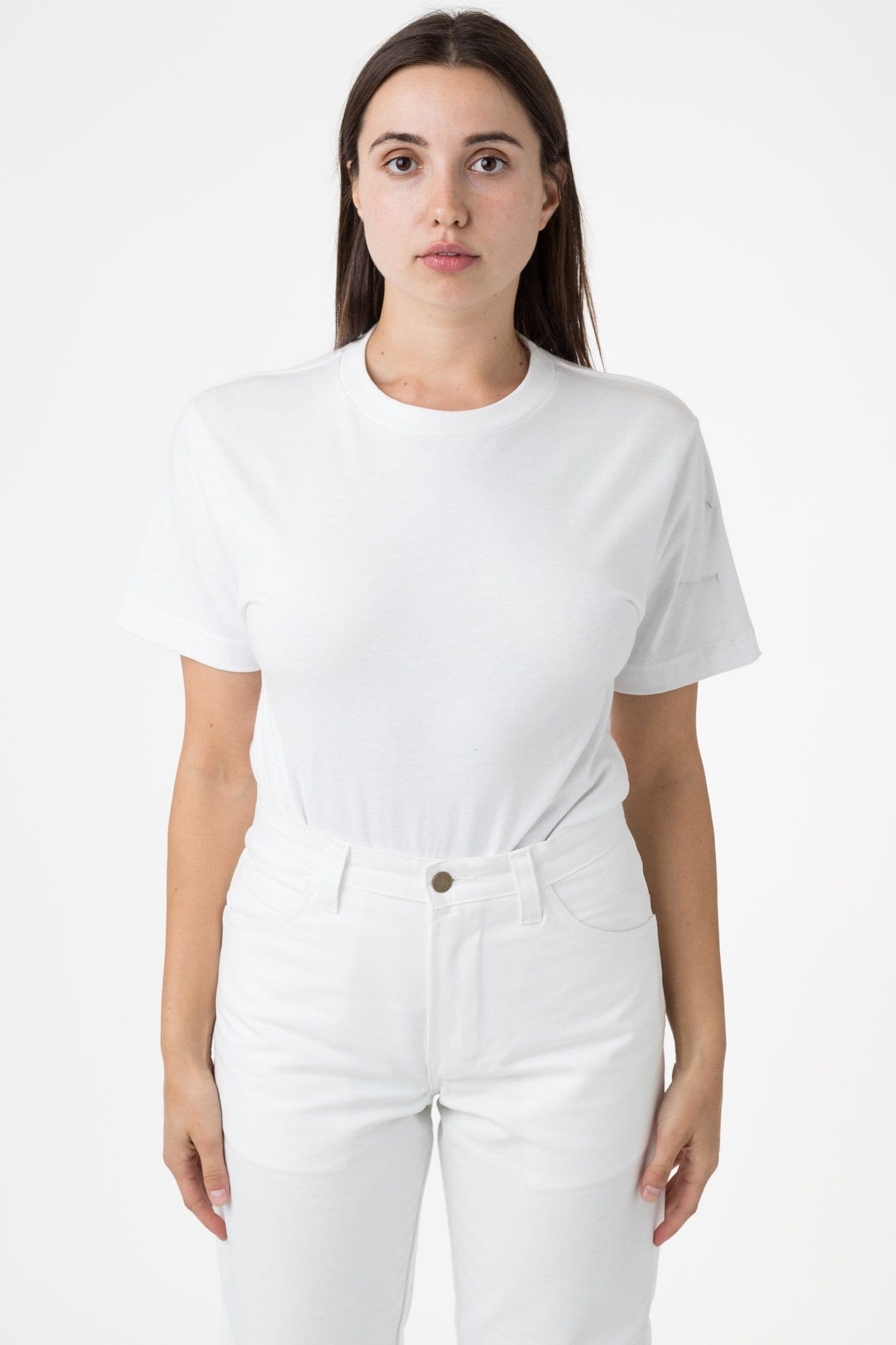 6.0oz Crew Neck Heavy Combed Cotton T-Shirt 4
