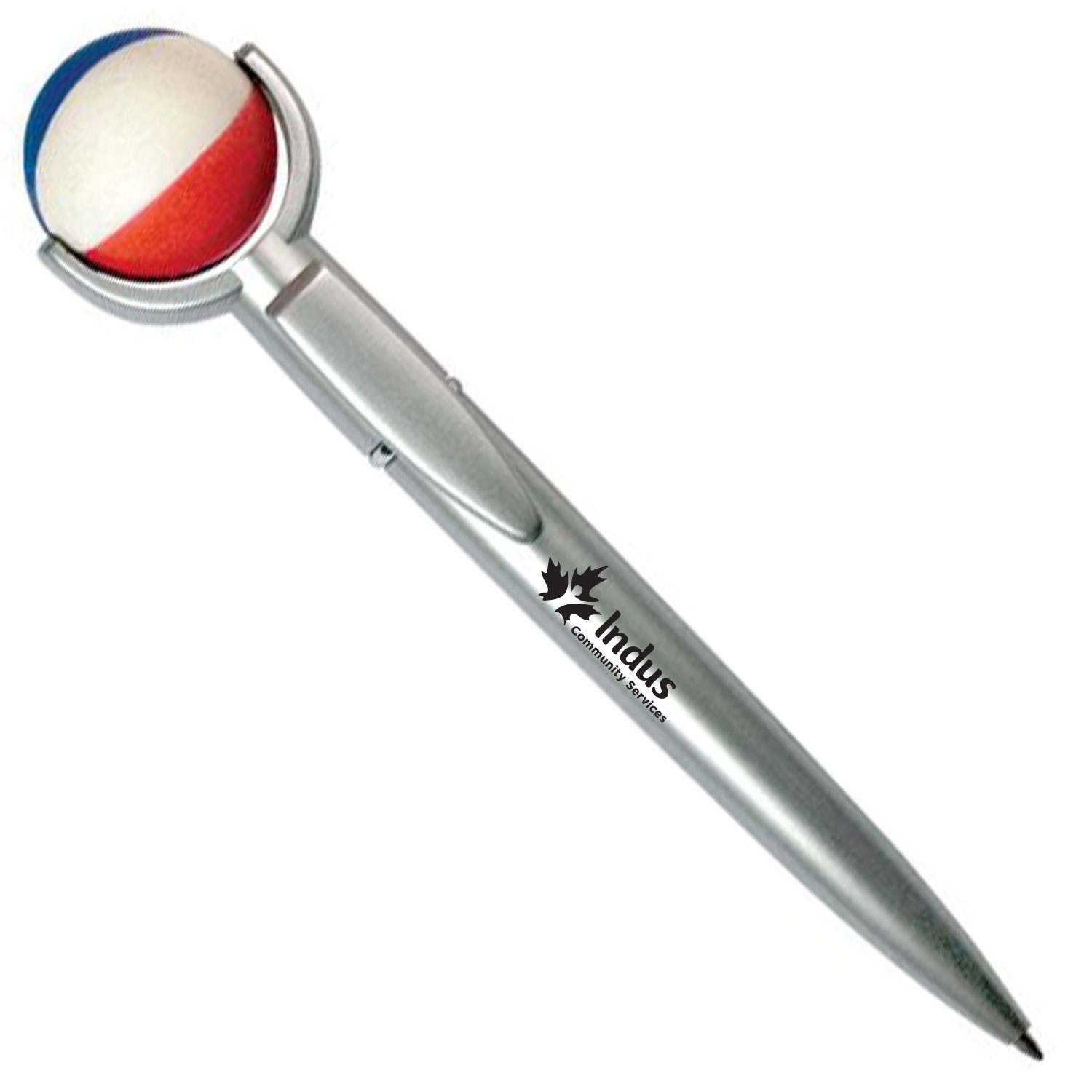 Beachball Specialty Pen w/Squeeze Topper 1