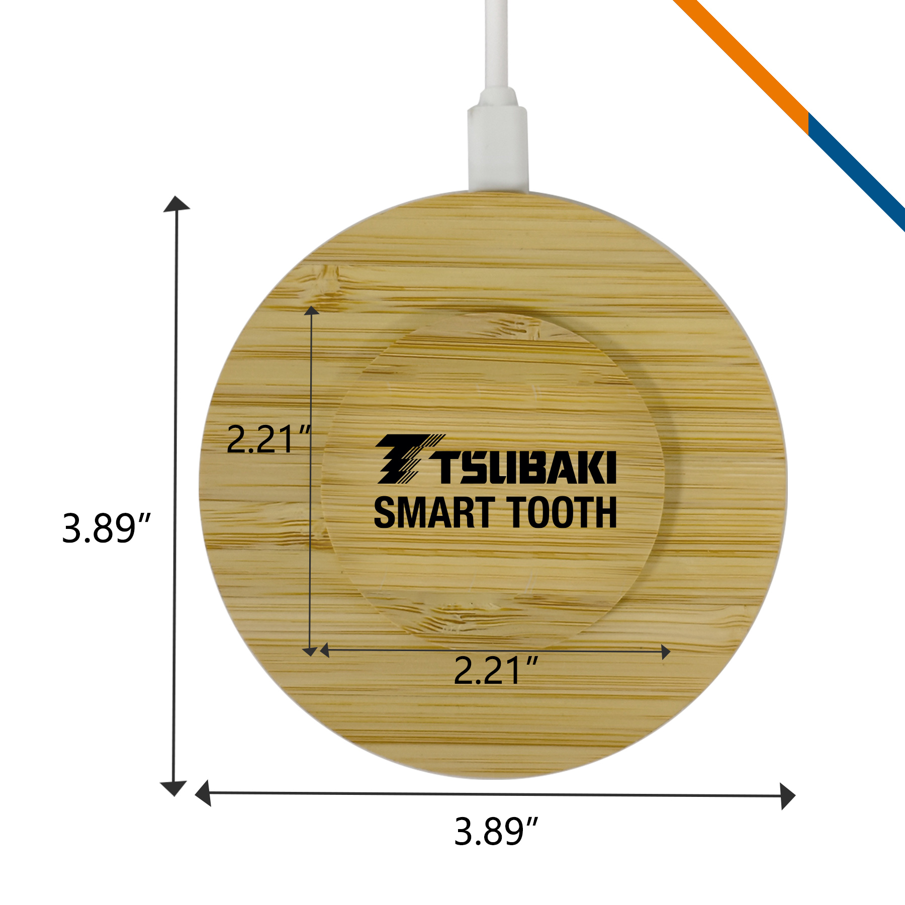 Laker Bamboo Wireless Charger 4