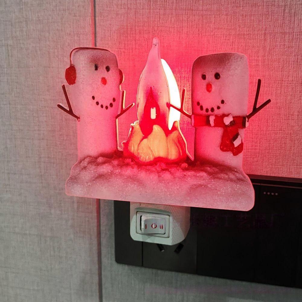 Ghost Campfire Flickering Nightlight 7