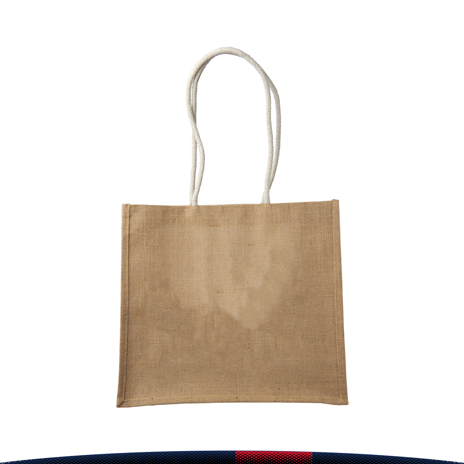 Mikinki Jute Bags, custom tote bag with logo imprint 4