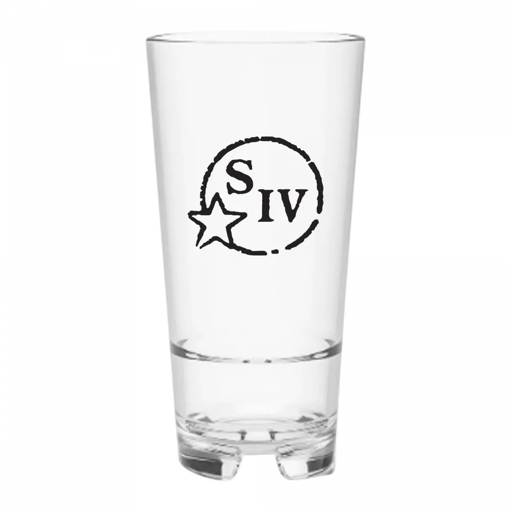 20oz. MS Plastic Stacking Cooler Glass 8