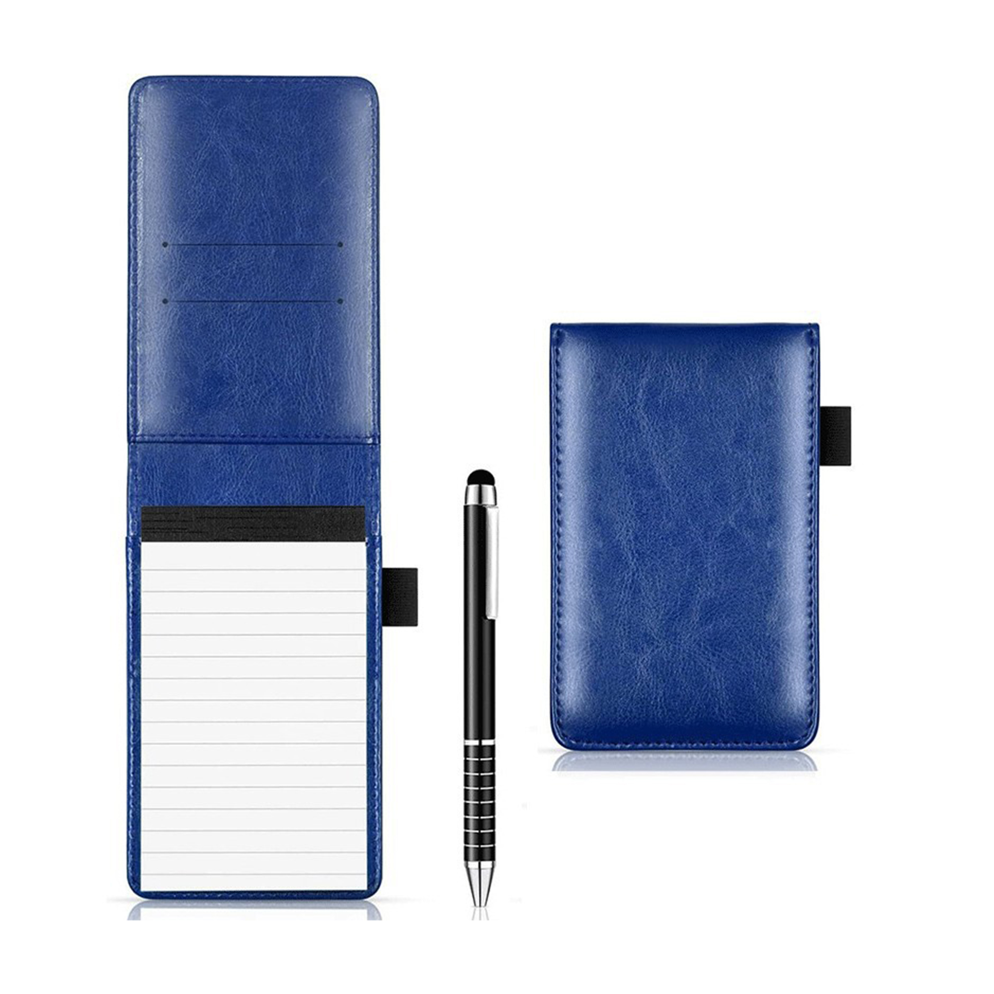 Synthetic Leather Pocket Notepad With Metal Ballpoint Pen 5
