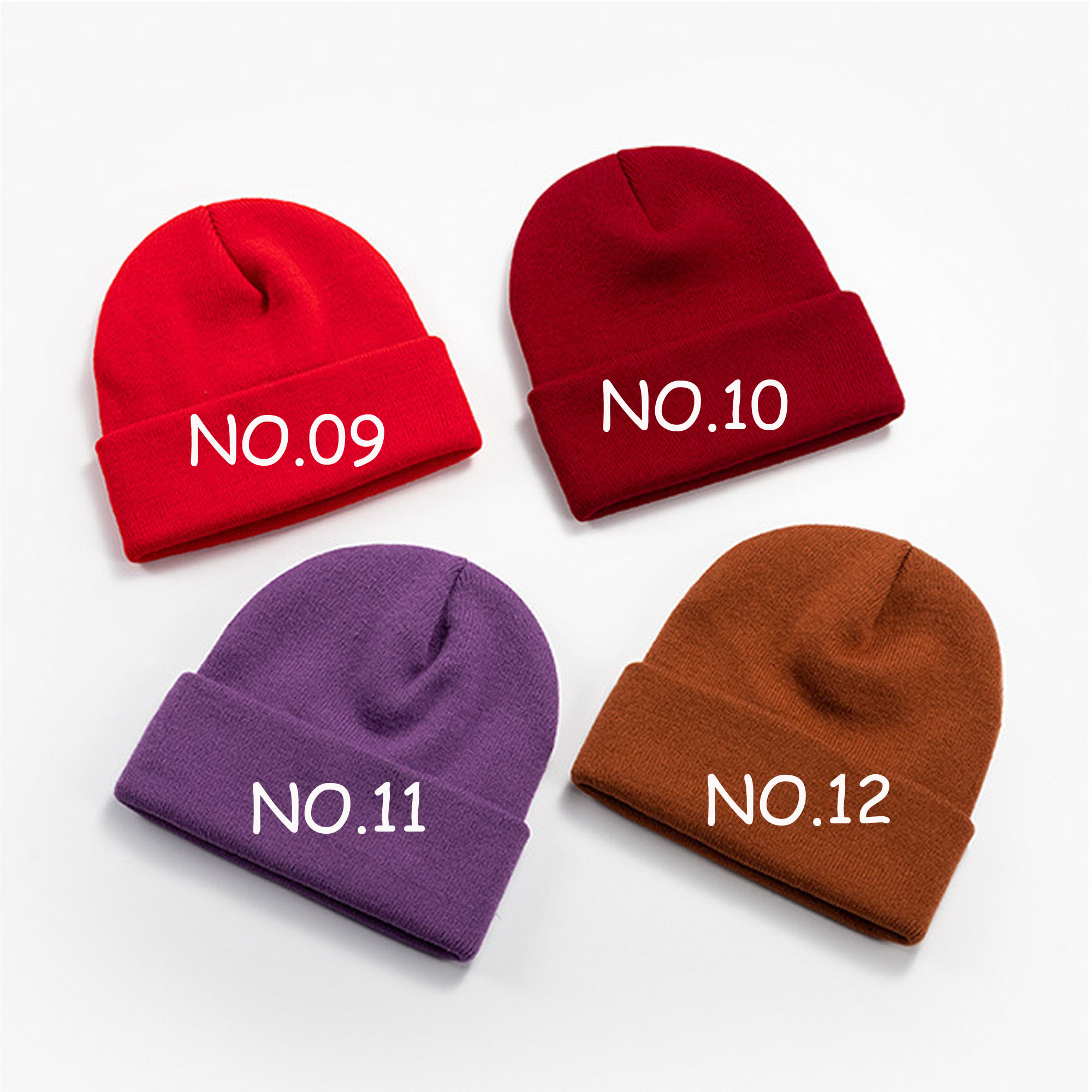 Unisex Cuffed Knitted Beanie 5
