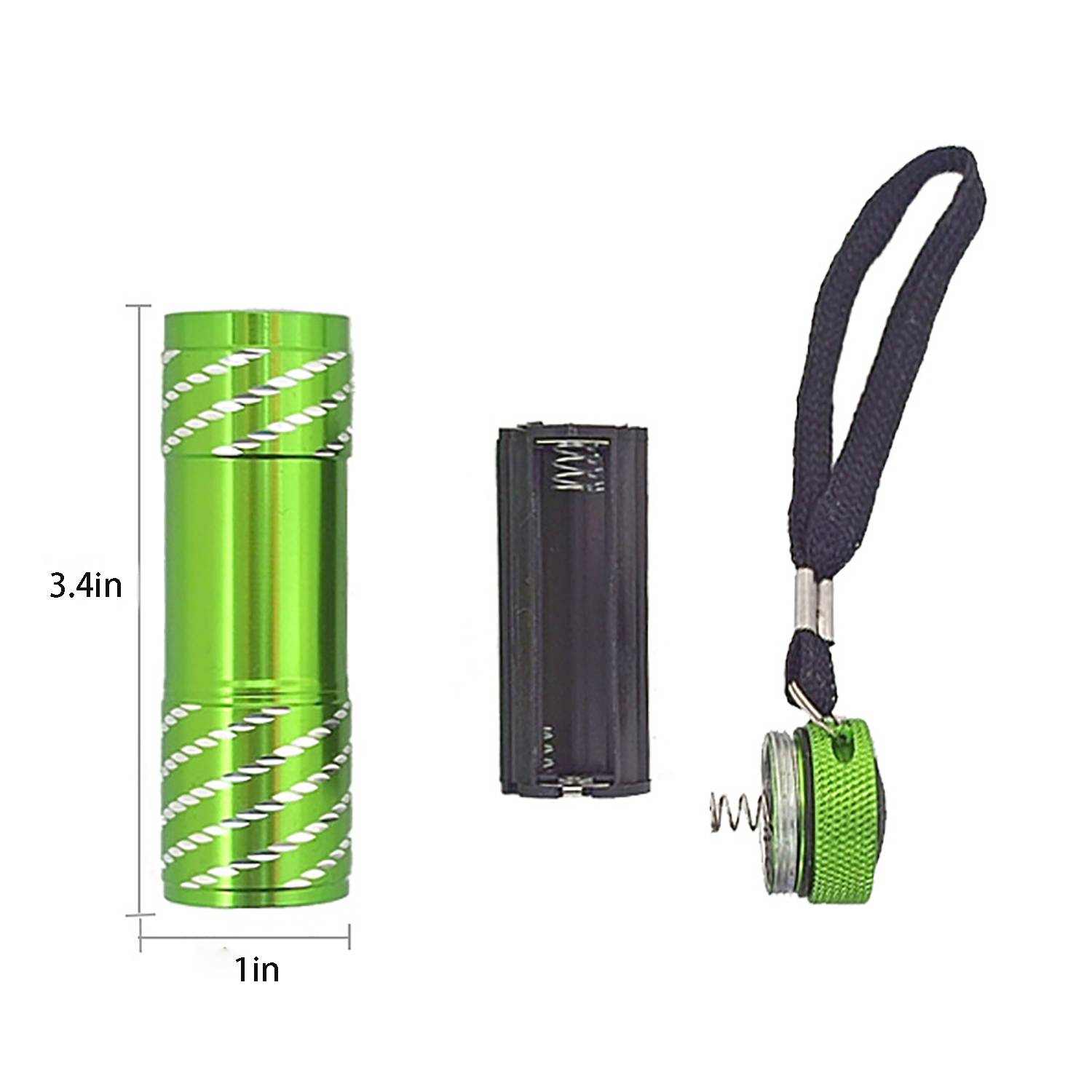 Mini Water Resistant Aluminum Alloy LED Flashlight 7