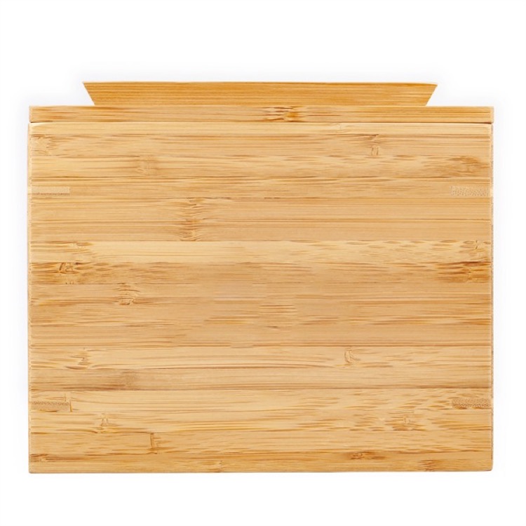 BistroTek Zest Premium Bamboo Recipe Box (4"x6") 2