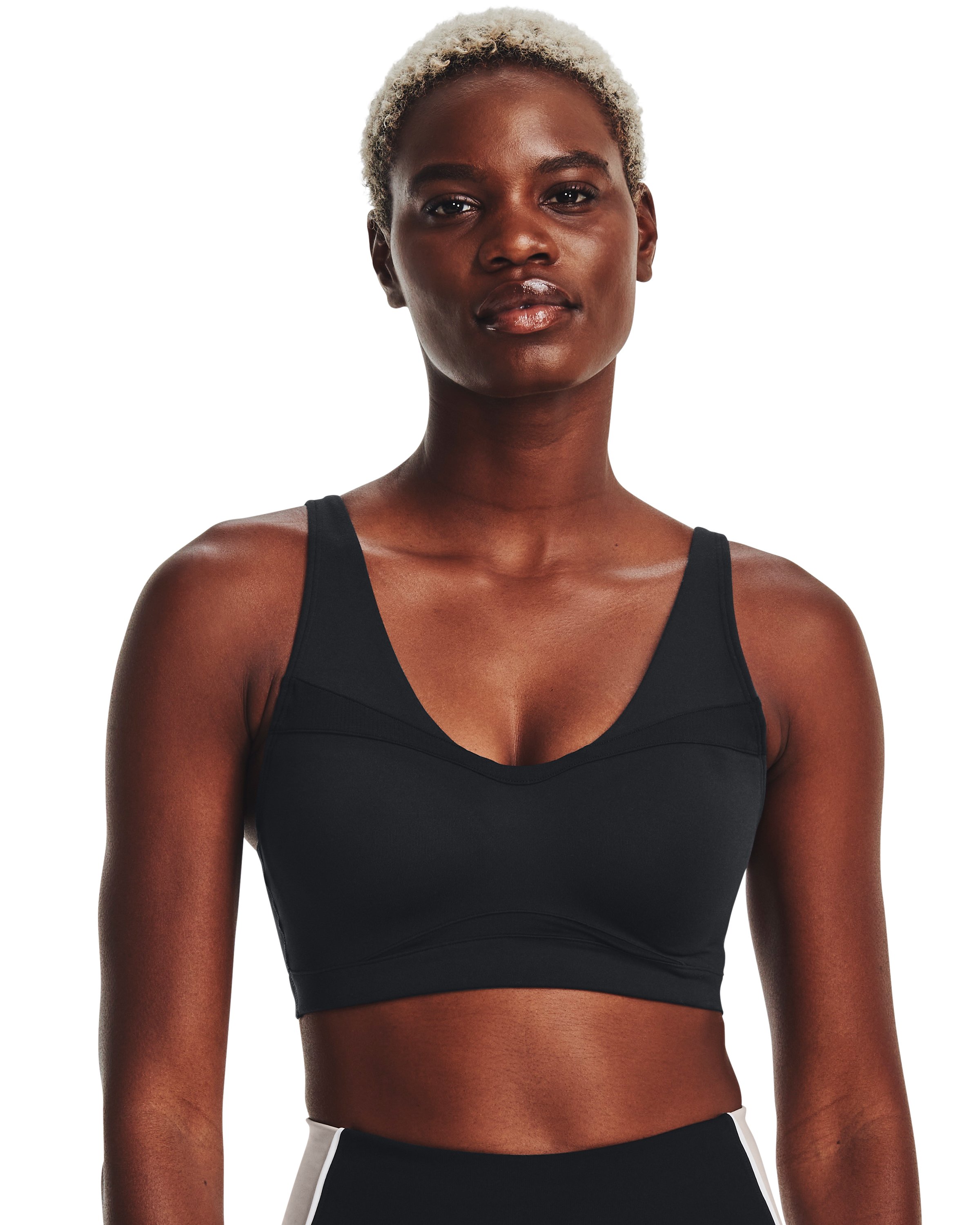 UA SmartForm Evolution Mid Women's Sports Bra, custom athletic wear with logo imprint 1