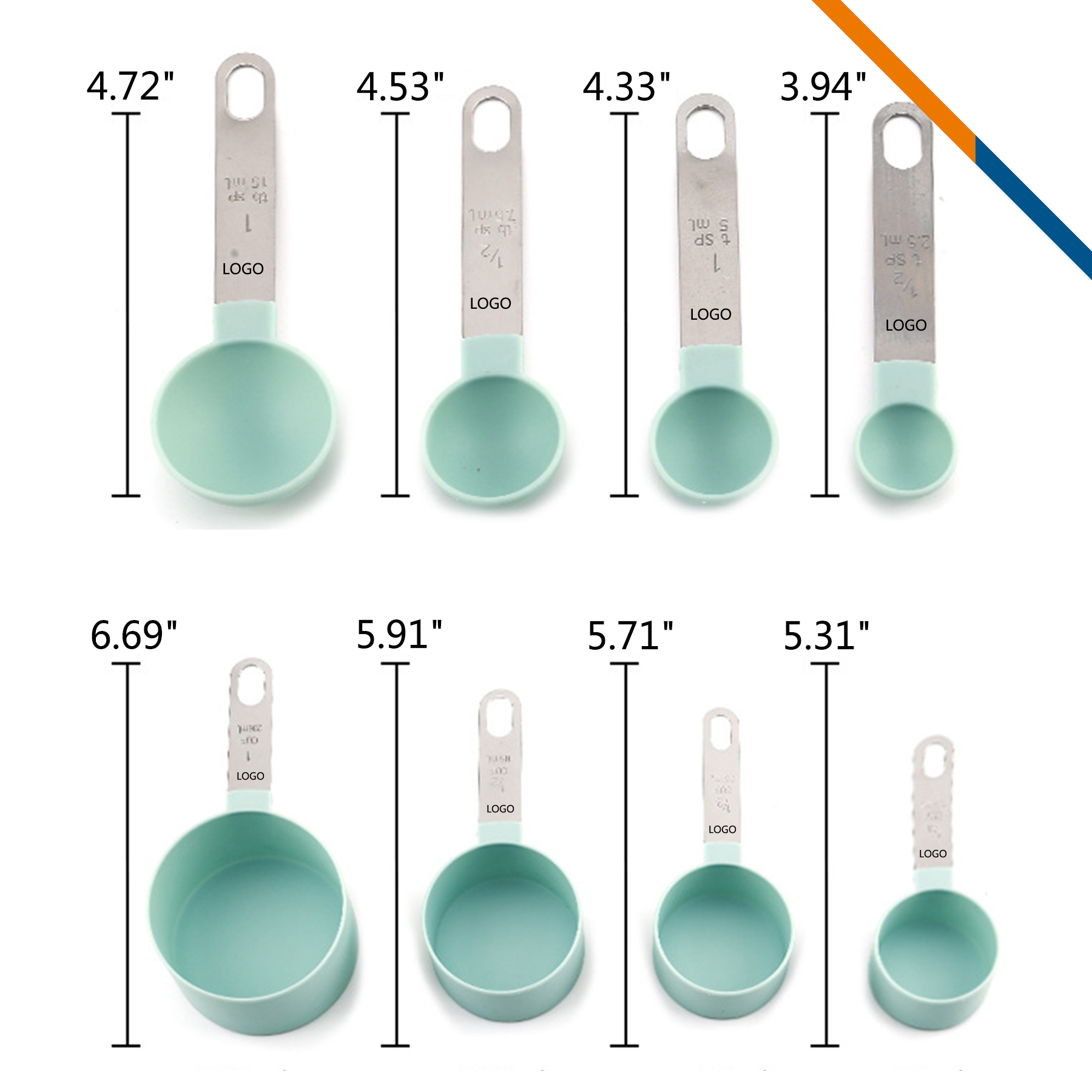Metey Kitchen Measuring Set 10