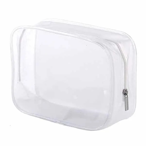 Toiletry Zipper Carry PVC Pouch Cosmetic Makeup Bag 7