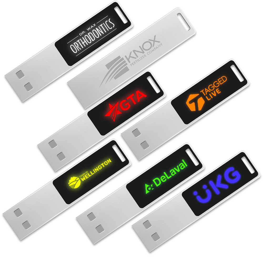 DePaul Light-Up USB Flash Drive 7