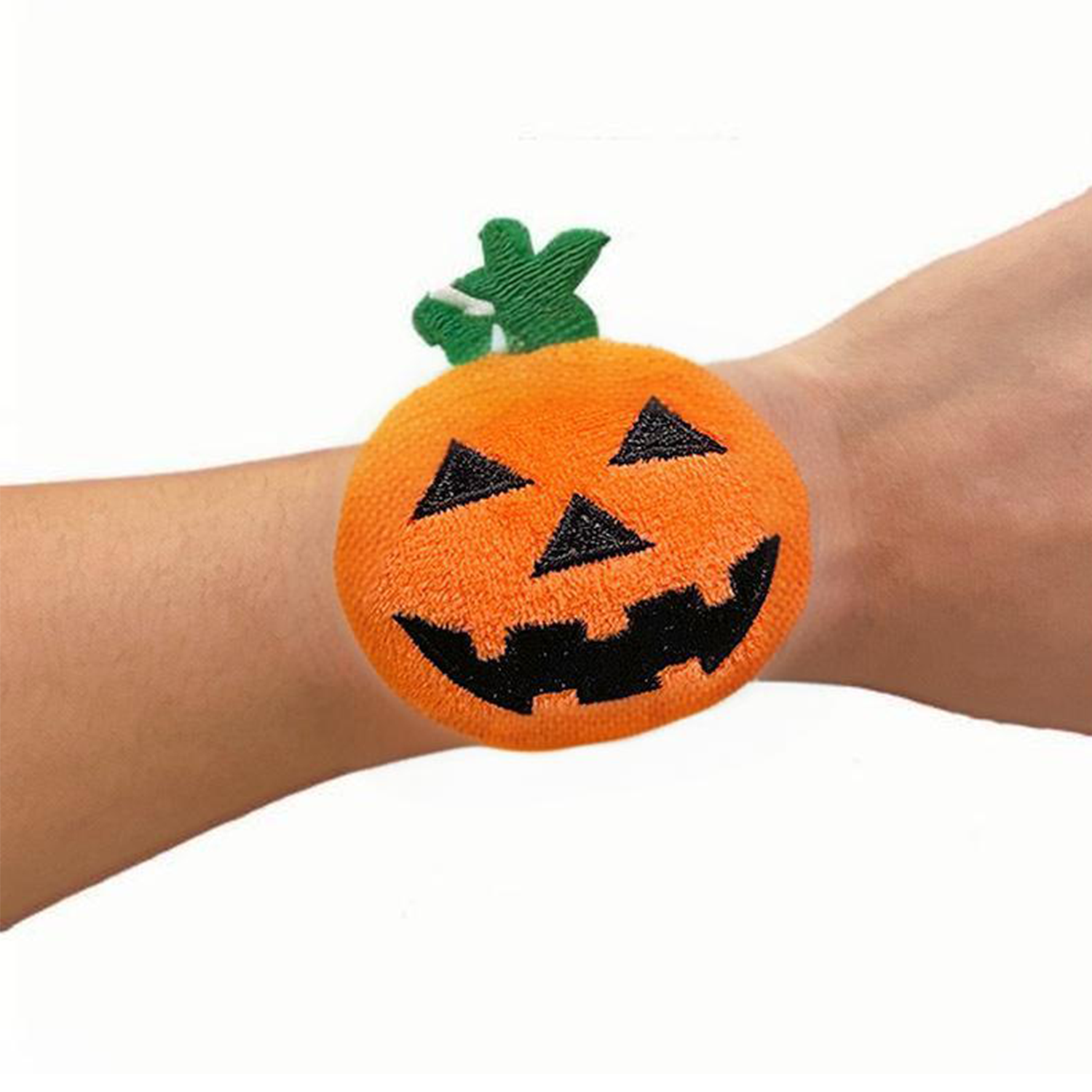 Funny Furry Pumpkin Bracelet for Halloween Party 6