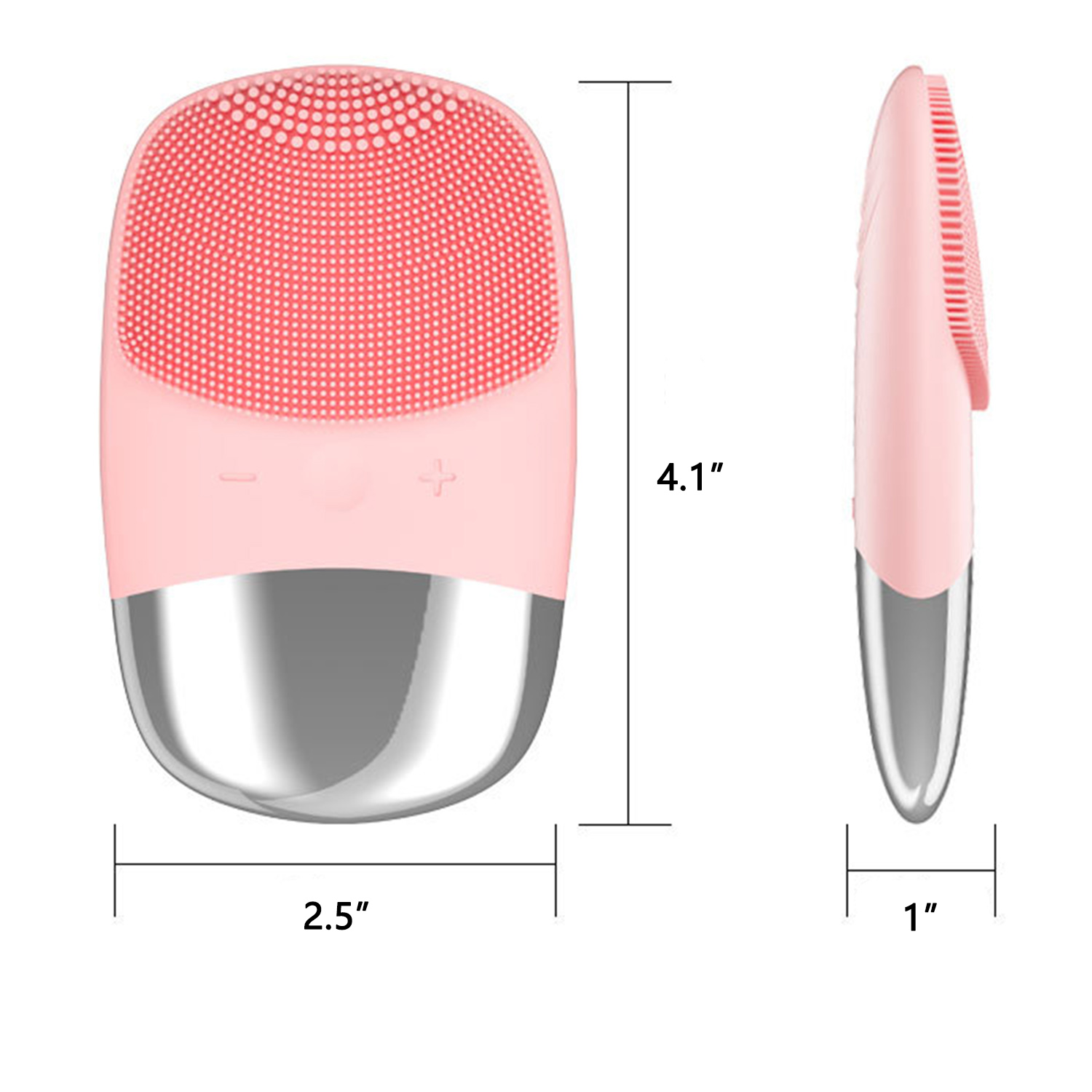 Silicone ultrasonic facial cleanser washing machine 1