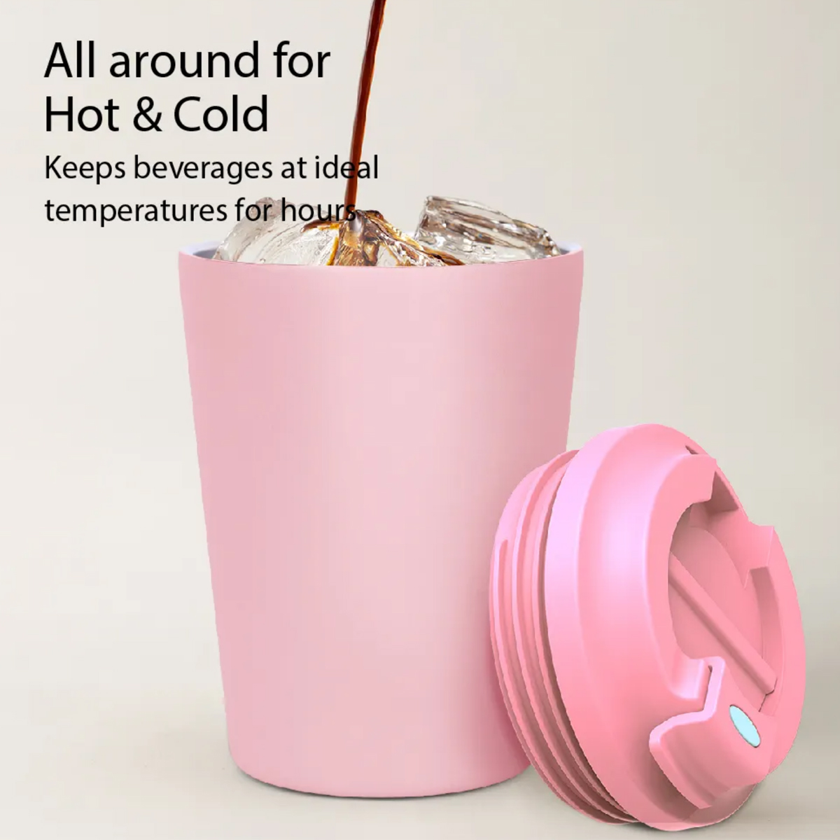 8/12Oz. Double Wall Coffee Tumbler with Eco Tube 8