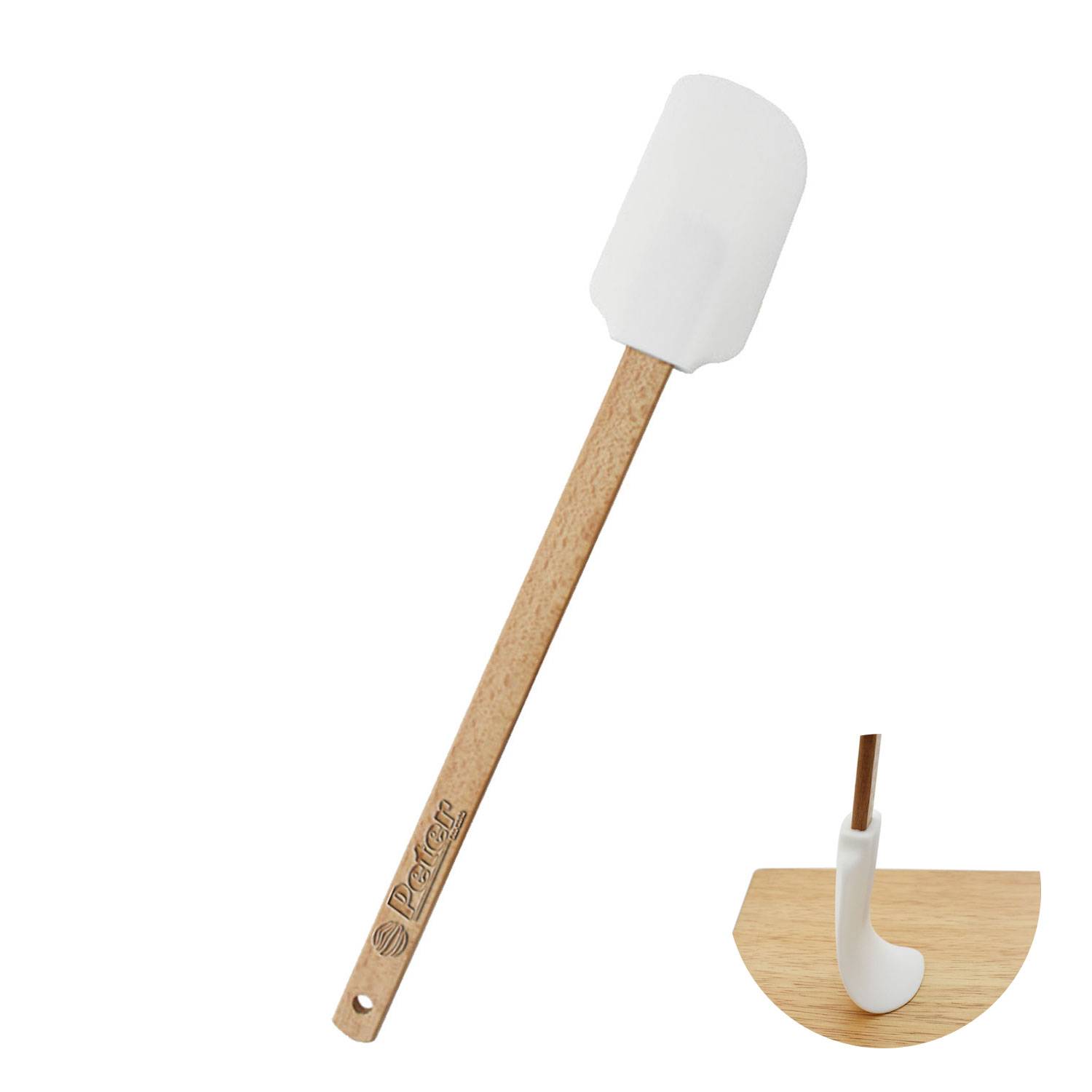 Silicone Spatula With Bamboo Handle 1