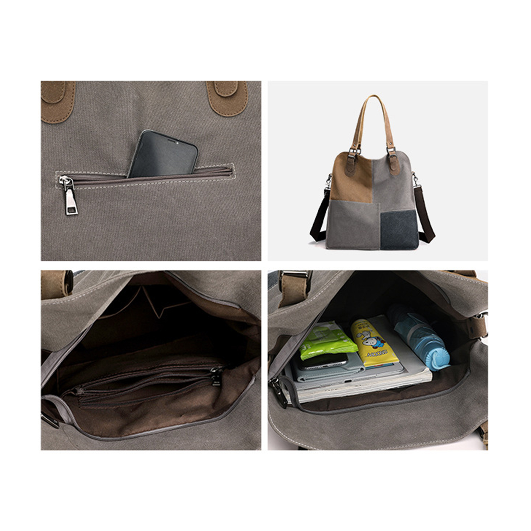 Canvas waterproof Handbags for Women 7