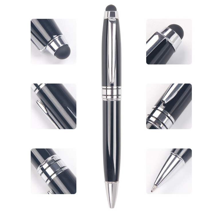 Touch Screen Metal Ballpoint Pen with Stylus 2