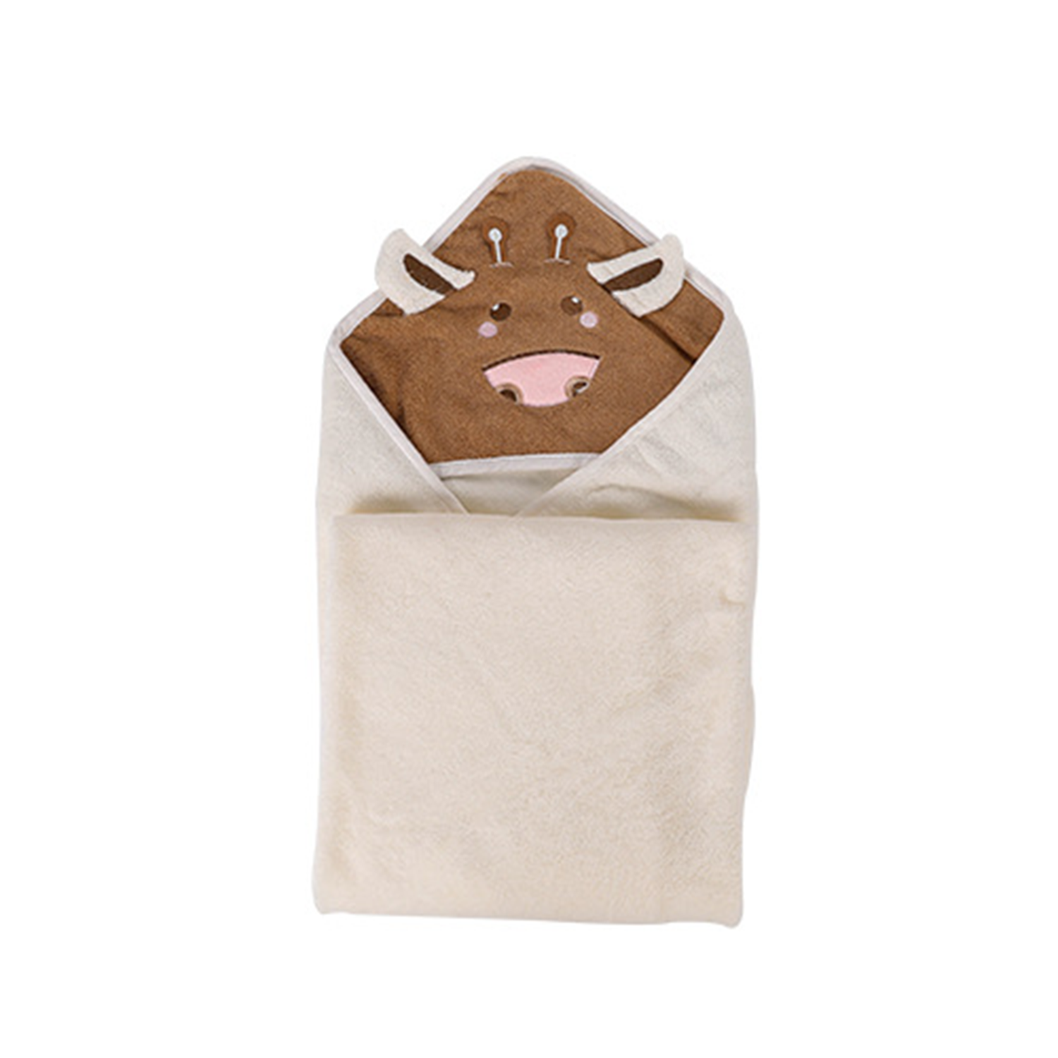 Baby Cotton Animal Face Hooded Towel 5