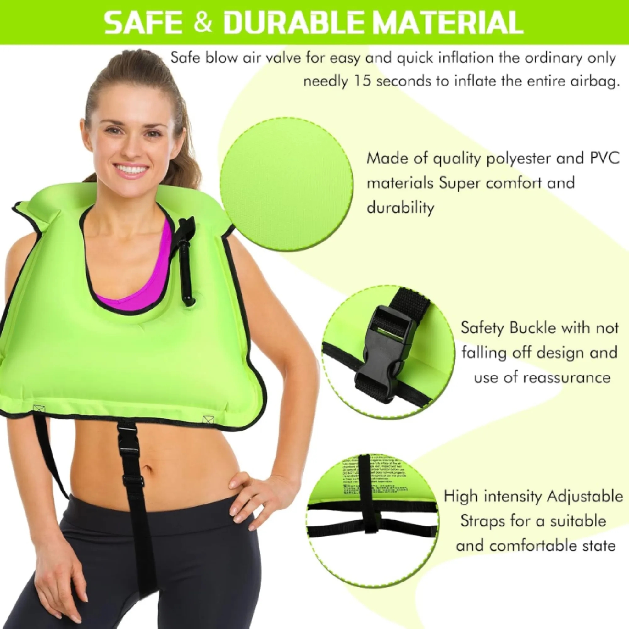 Swimming Inflatable Breathing Vest 1