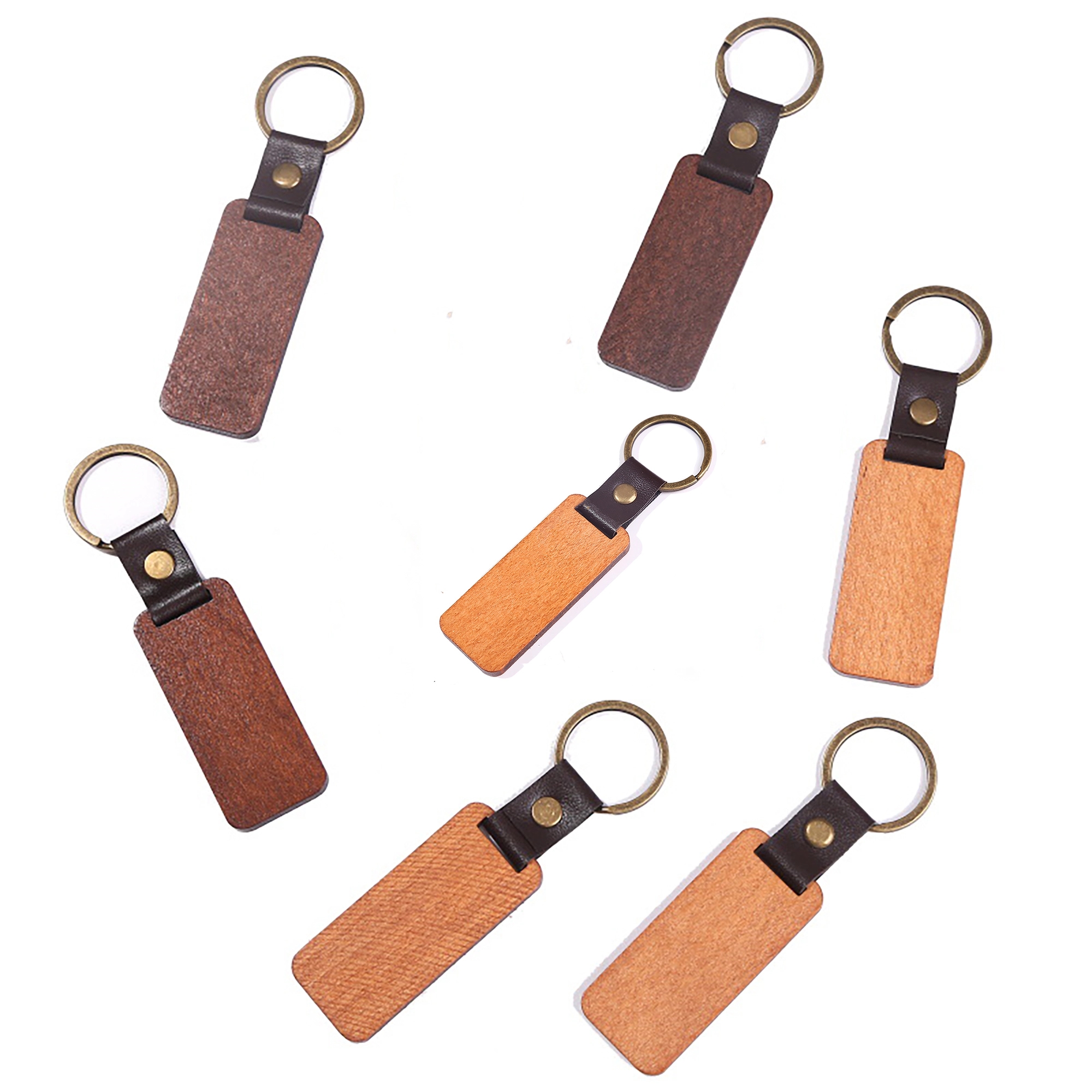 Customized wood keychain 2