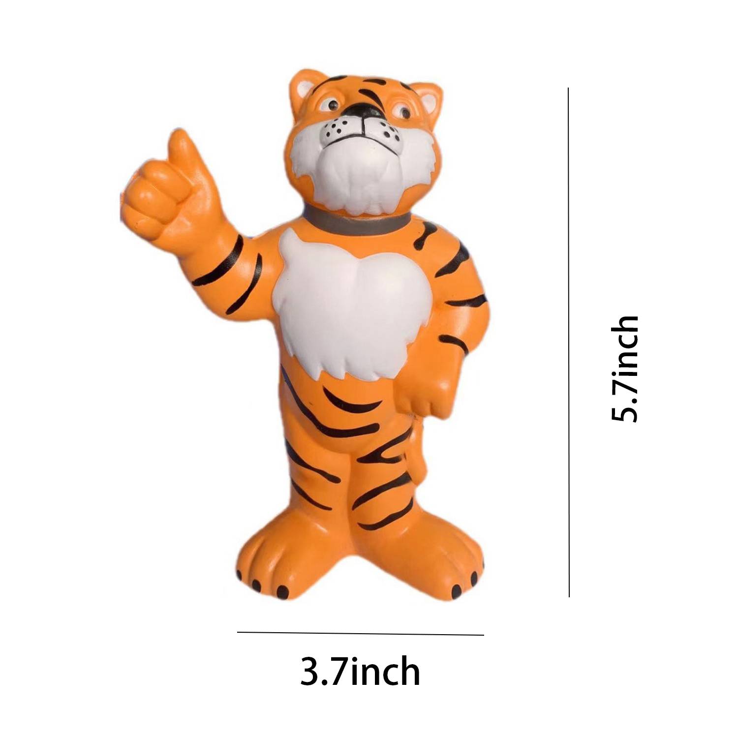 PU Foam Thumbs Up Tiger Mascot Stress Reliever Toy 4