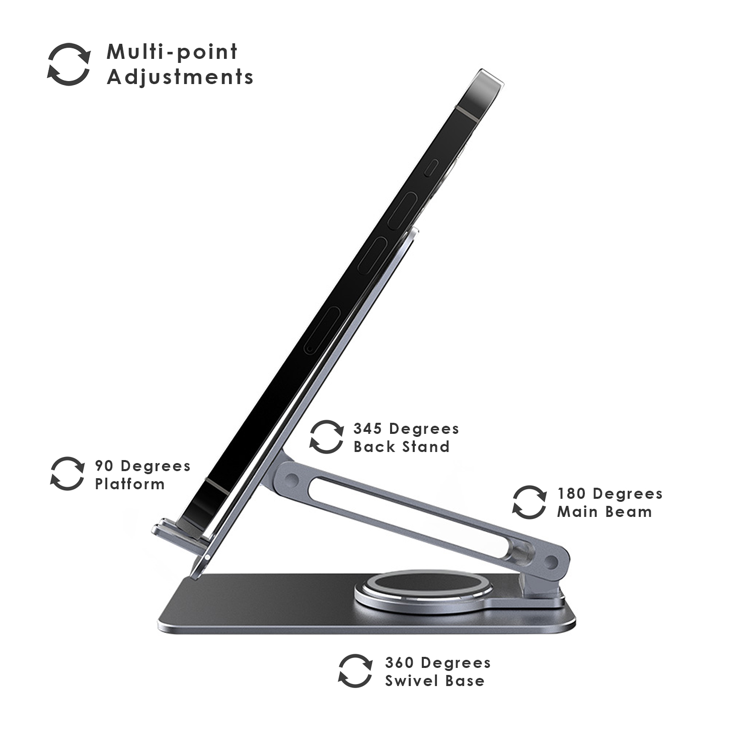 Evo Premium Metal Phone and Tablet Stand
