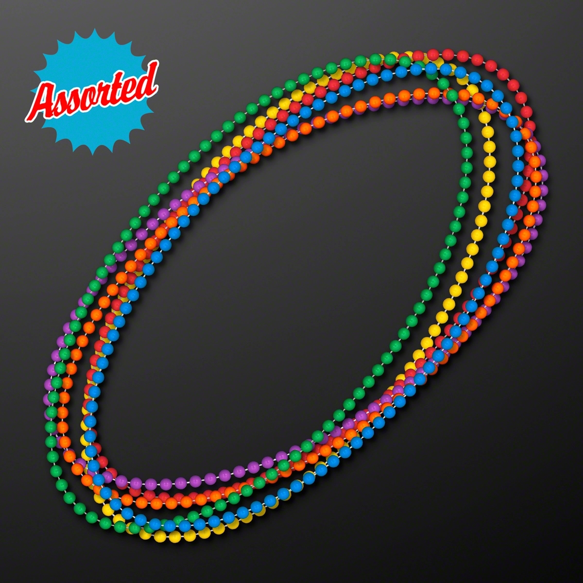 7MM 33" Round Beaded Necklaces 8