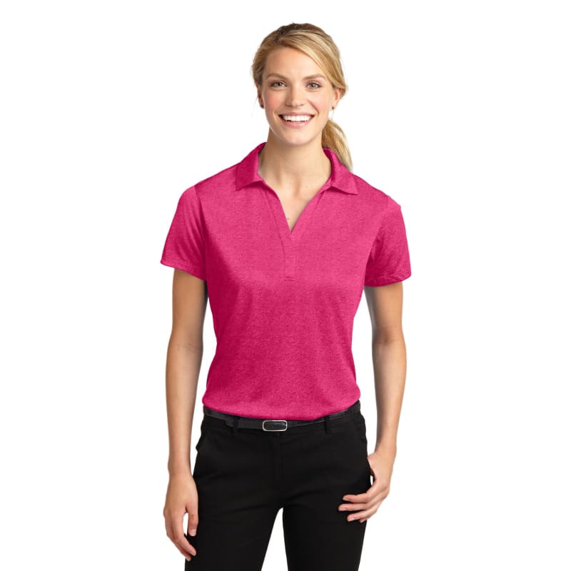 Sport-Tek Women's Heather Contender Polo. 34