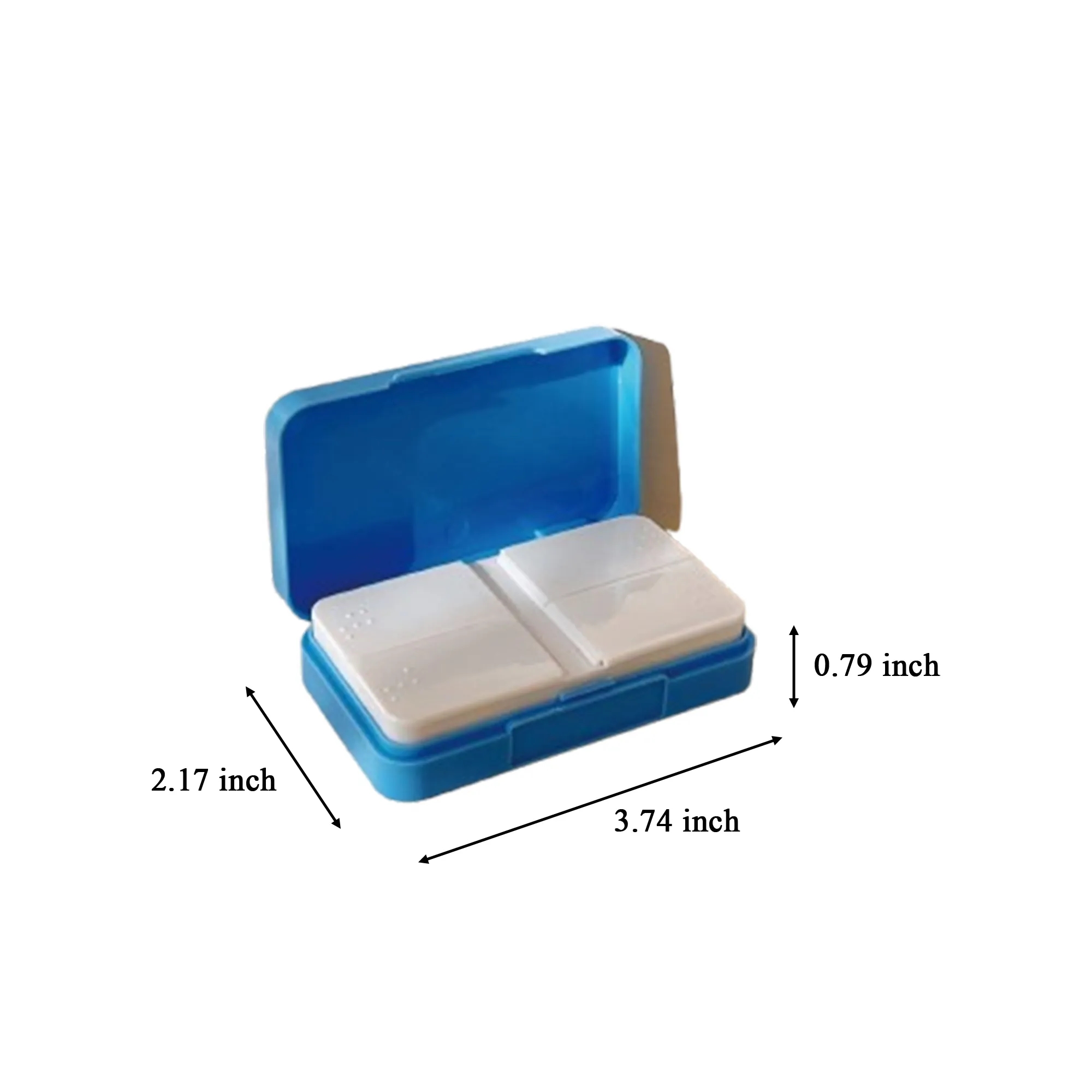Accessible Braille Weekly Pill Case Box 2