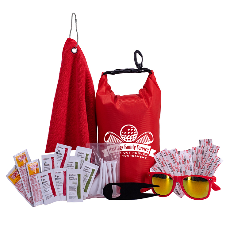 "GOLF BUDDY 30" 30 Piece Golf Kit in Deluxe Dry Bag 2