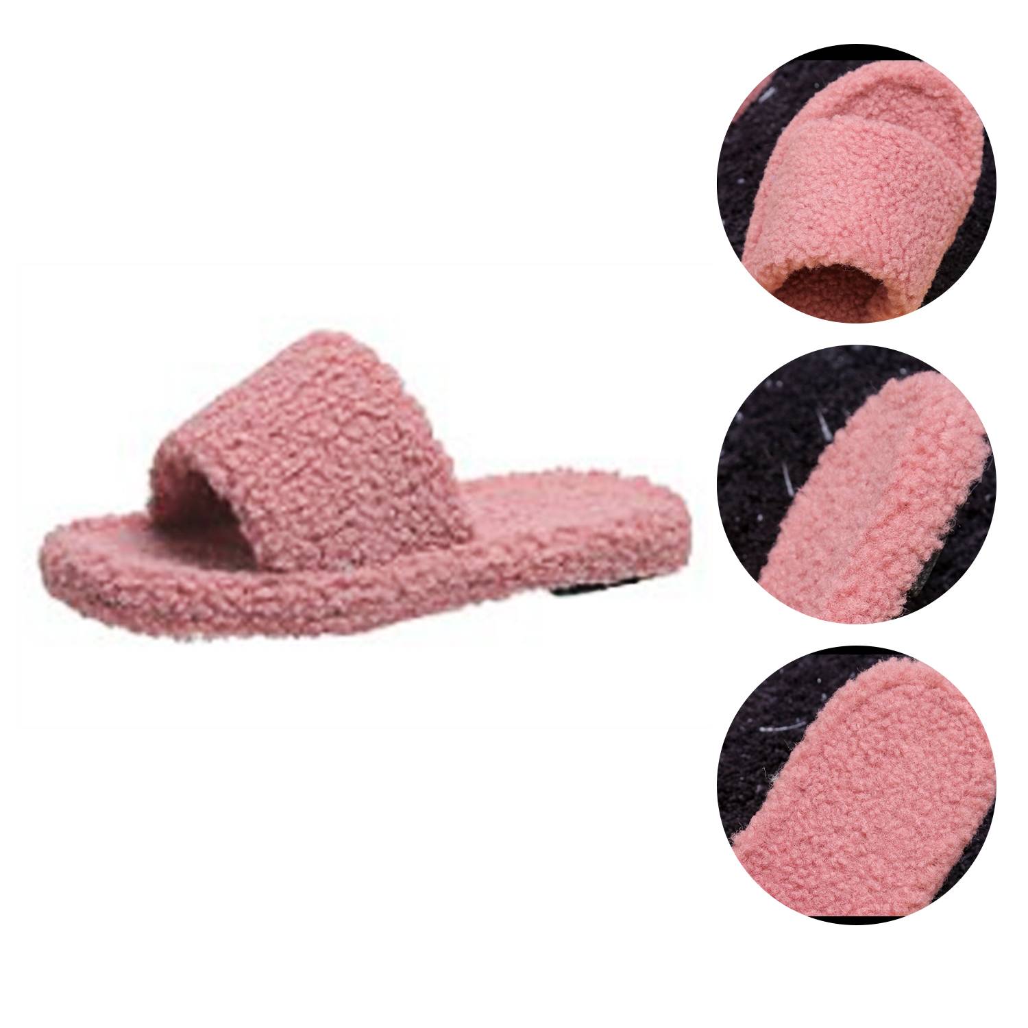 Women House Shoes Open Toe Slippers 2