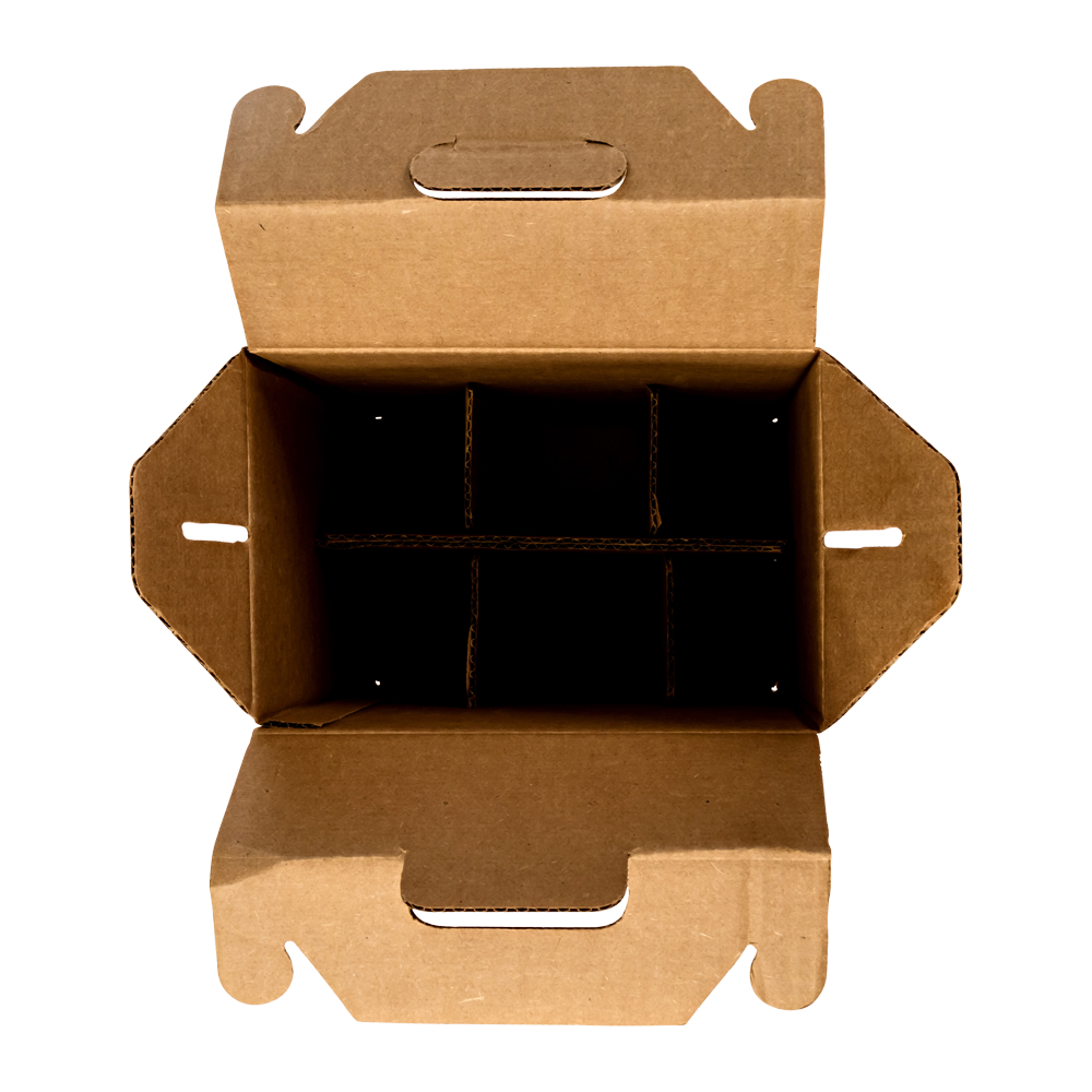 6-Bottle Cardboard Carrier 2