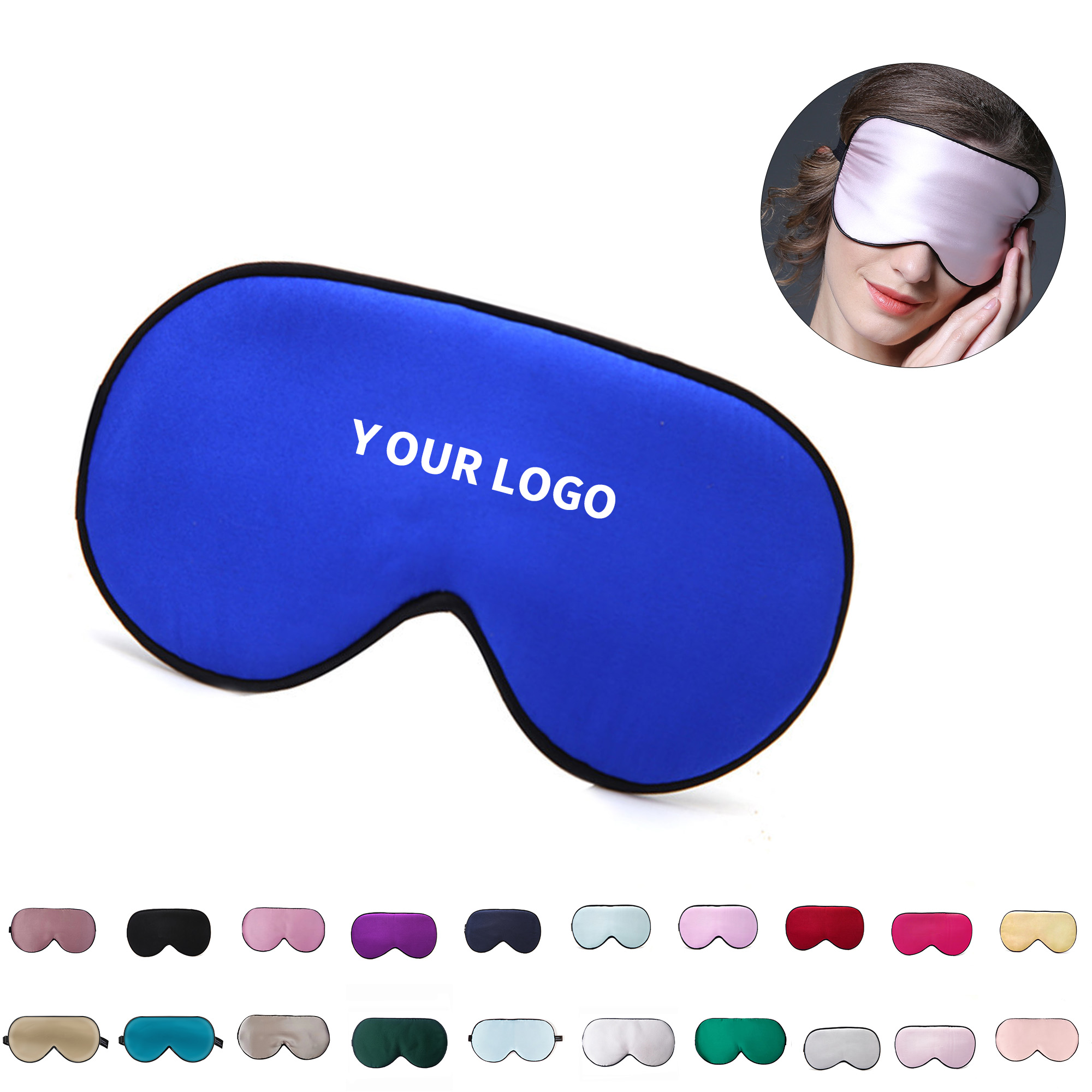 Mulberry Silk Sleep Eye Mask With Adjustable Strap 3