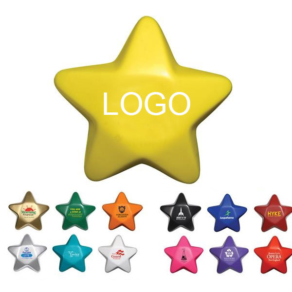 2 3/4" Star Shape Stress Reliever Ball 2