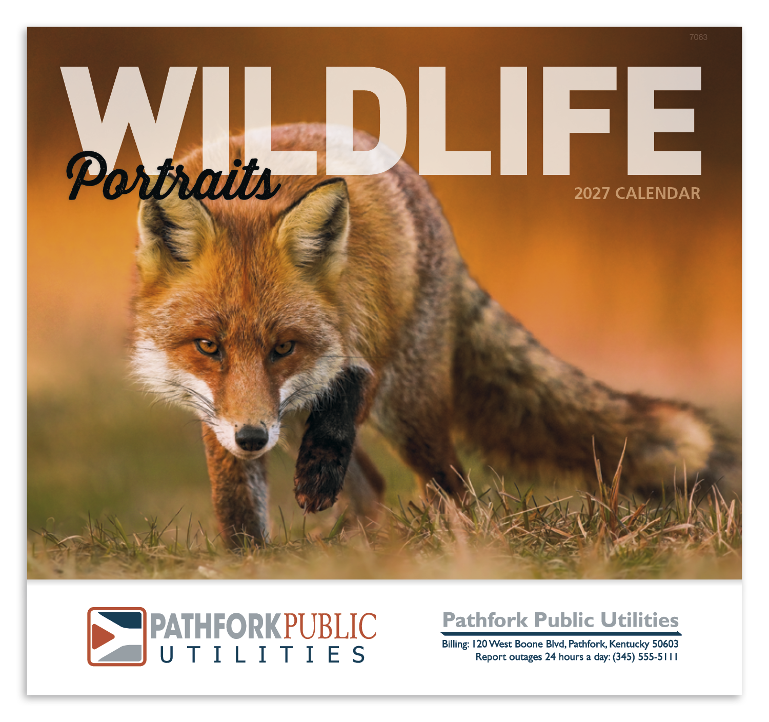 Good Value™ Wildlife Portraits - Stapled Calendar 58