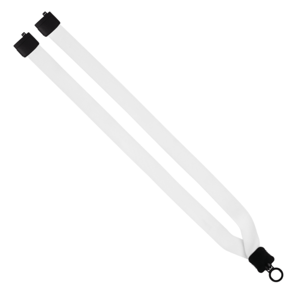 3/4" Dye-Sublimated Lanyard with Plastic Clamshell & Plastic O-Ring 37