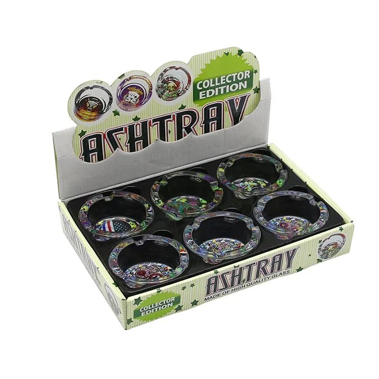 3.5'' Round Glass Ashtray 4