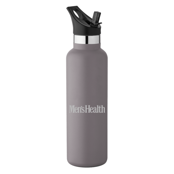 20 oz Basecamp Mesa Tundra Bottle with Screw Top and Flip-Top Straw Lid 234