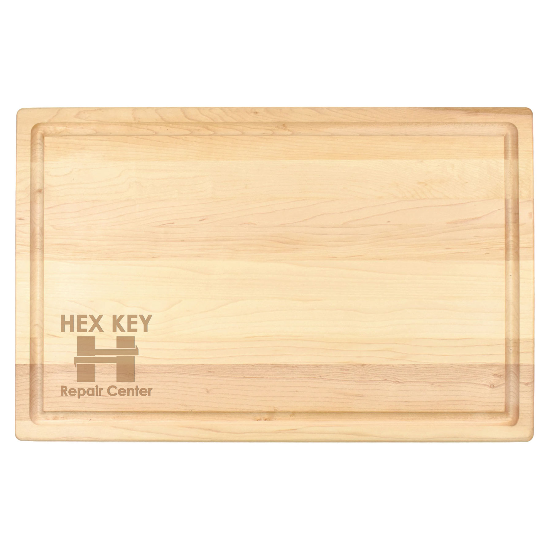 11" x 17" x 3/4" Maple Cutting Board with Juice Groove