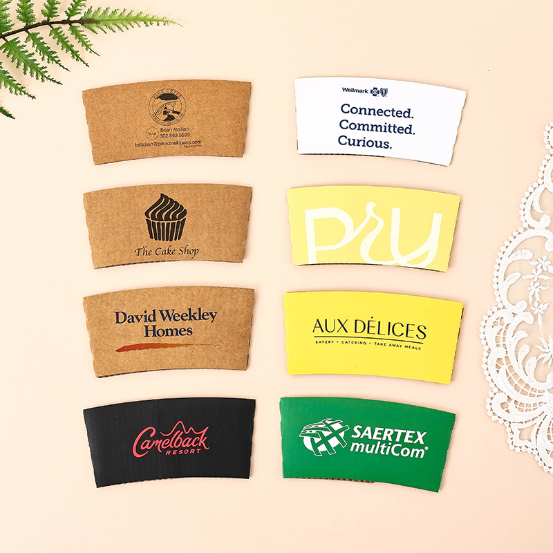 Kraft Paper Coffee Cup Sleeve 2