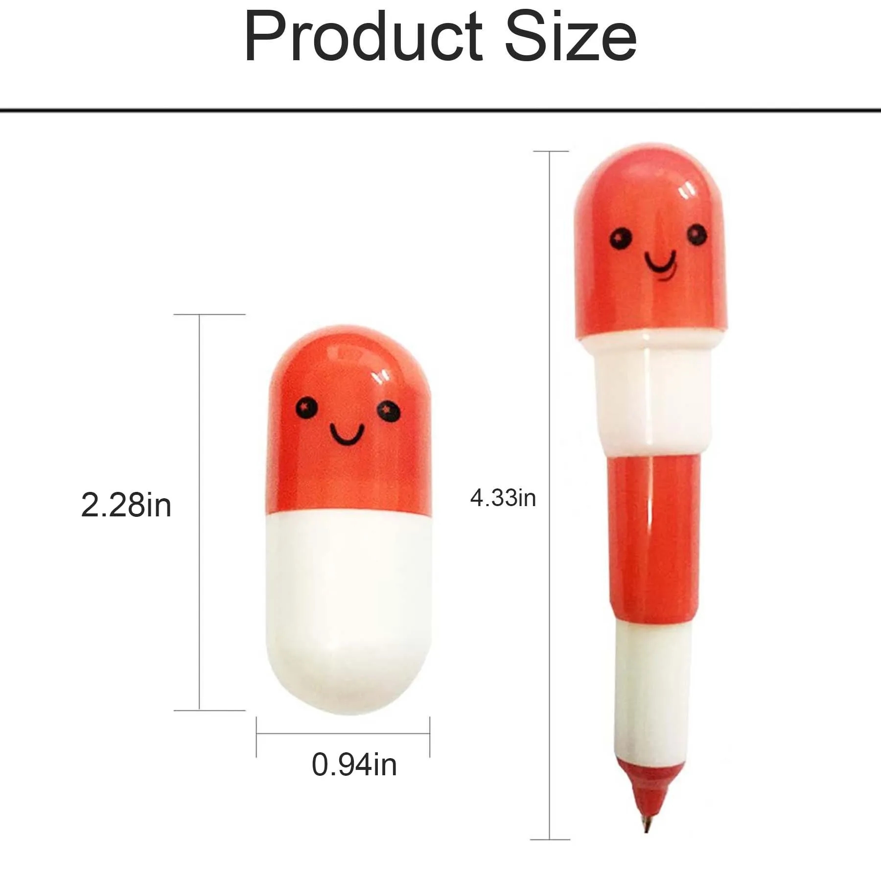 Retractable Pill Ballpoint Pen 2